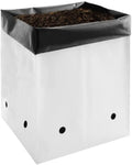 Factory Price Wholesale Black/White 1/2 to 50 Gallon LDPE Plant Grow Bags for Home Garden Farm Made of Plastic