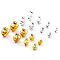 100pcs/bag Bell Pendant 2 Color Keyring Charms for DIY Jewlery Making Bracelet Necklace Earrings Pendant Accessories W260