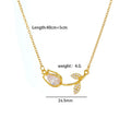 Tulip Flower Necklace for Women Unique Design Versatile Premium Titanium Steel Necklace N26302