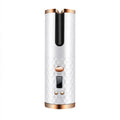 Portable Smart Cordless Hair Curler with LCD Temperature Display Adjustable Ceramic Body and Automatic Curling Function