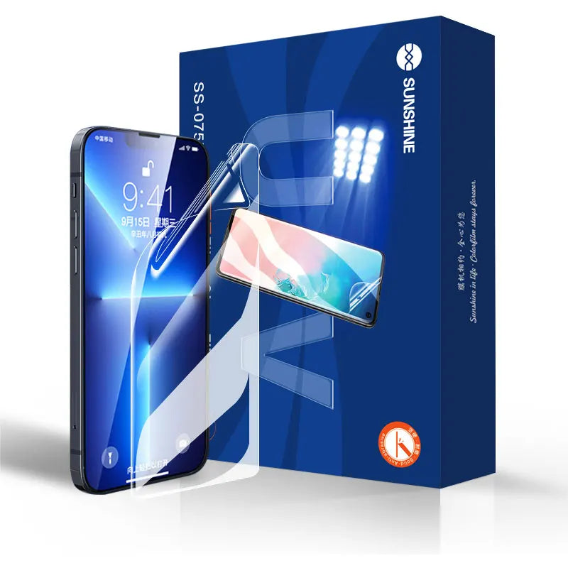 SUNSHINE SS-075U Protective UV Fiber Soft Glass Film DIY Rear Screen for Edge Flat Front Compatible SS 890C Series Machine OEM