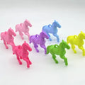 Unisex Solid Color Acrylic Horse Pendants Fashion Jewelry More Colors for Choice 46.5x38.6x13.2mm Approx 97PCs/Bag 1595879
