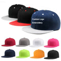 Wholesale 6 Panel Cotton Snapback Cap Custom 3D Puff Embroidered Logo Print Hip Hop Unisex Sport Snapback Cap Men