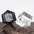 Wholesale Personalise Blank Crystal Glass Rubik's Cube Etching Angel