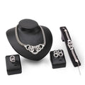 Go Party 4Pcs/Set Factory Wholesale Fashion Women Accessories Necklace Earrings Bracelet Ring Set Jewelry Sets for Ladies