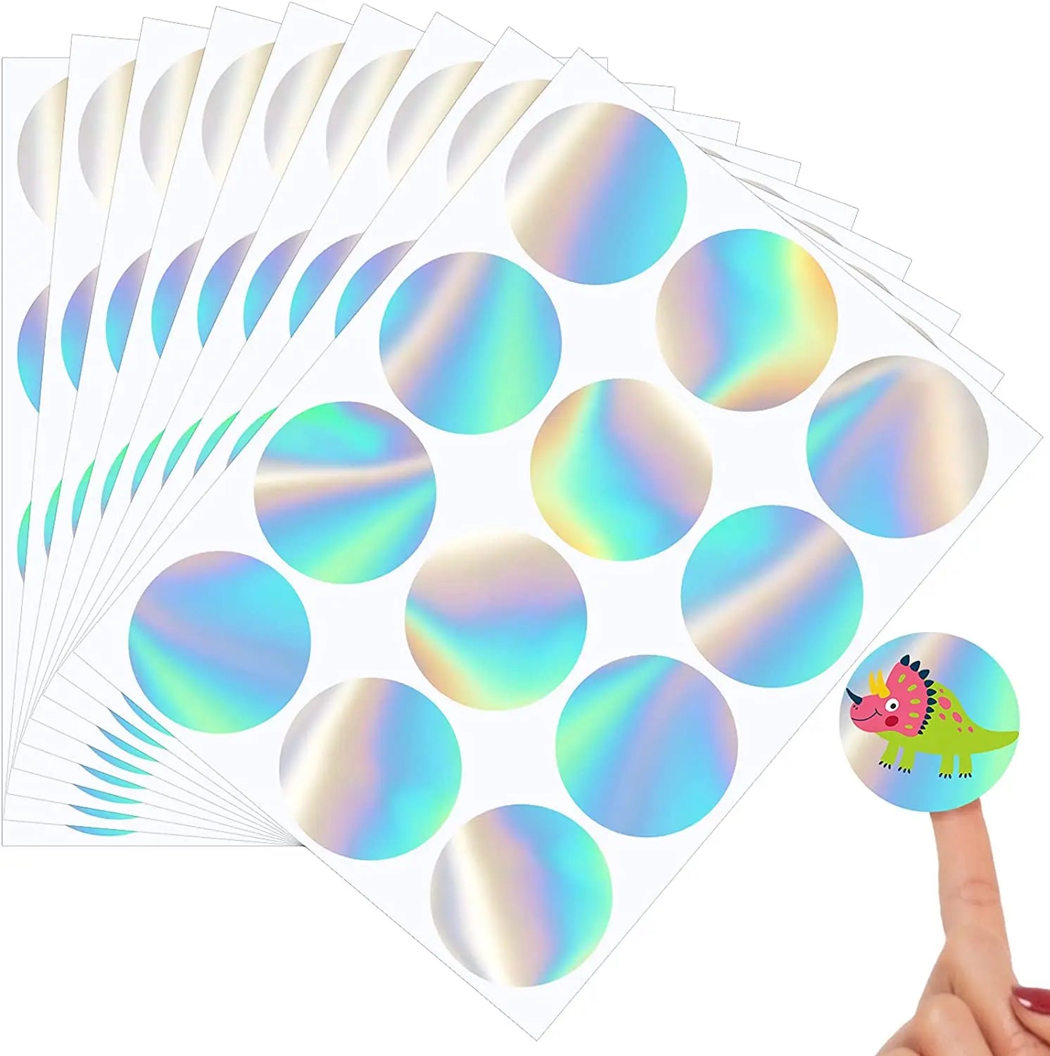 Ky-202205552 Security Secure Custom Qr Code 3d Anti Fake Hologram Adhesive Label Holographic Id Sticker Roll Overlays