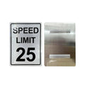 Manufacturer Reflective HIP Road Warning Sign Cyclist Crossing Sign MUTCD Speed Limit 25 Aluminum Sign