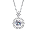 Wholesale Real 925 Sterling Silver Best Gift for Women Gra  Diamond Moissanite Mini Light Pursuit Necklace Fine Jewelry