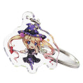 Communicable Personalized Cartoon Kpop Clear Charm Acrylic Keychain Bulk Cheap Blank Logo Printed Hanging Souvenir Waterproof