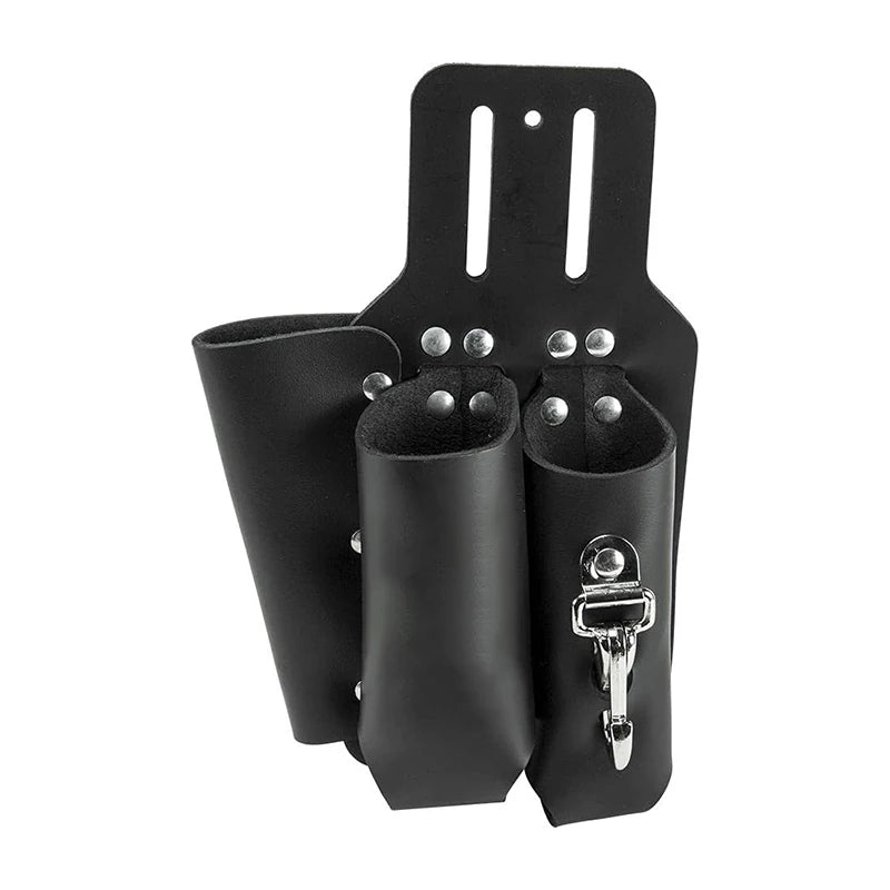 Durable Leather Tool Holder Heavy Duty Tool Organizer Pouch Leather Sheaths Belt Pouch Electrician Tool Waist Bag