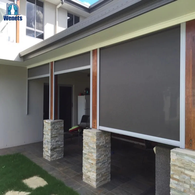 PVC Outdoor Roller  Blinds Shade and Blackout Screen with Patio