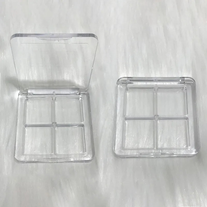 Four-box Transparent Four-color Bloom Eye Shadow Animal Eye Shadow Replacement DIY Color Palette Empty