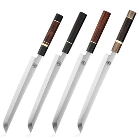 Long 10.6 Inch Professional Japanese Stainless Steel Blade Kitchen Fillet Knife Sashimi Sushi Fish Knife Slicer Kitchen Knives