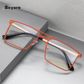 Boyarn 95887 New Classic  Mens Eyeglasses Tr90 Expansion Spring Metal Hinge Optical Glasses Blue Light Blocking Eyeglass Frames