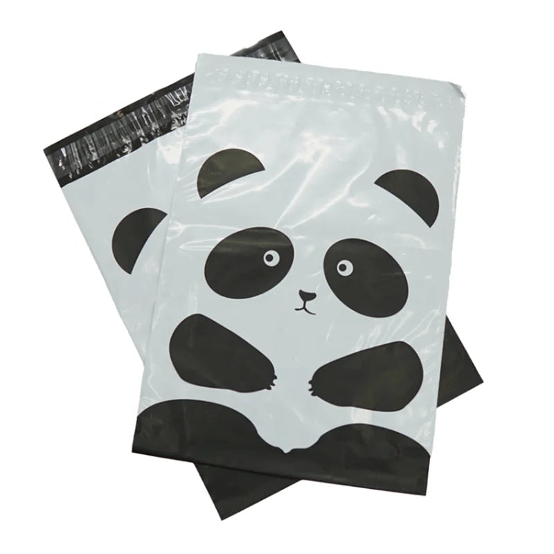 Factory Price Colorful Leaves Waterproof Plastic Mailer Bags Poly Courier Packaging for Shoes Socks Shipping in China
