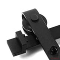 Newest Design Bi-folding Sliding Barn Door Hardware Kit Carbon Steel Top Mounted Barn Door Fittings