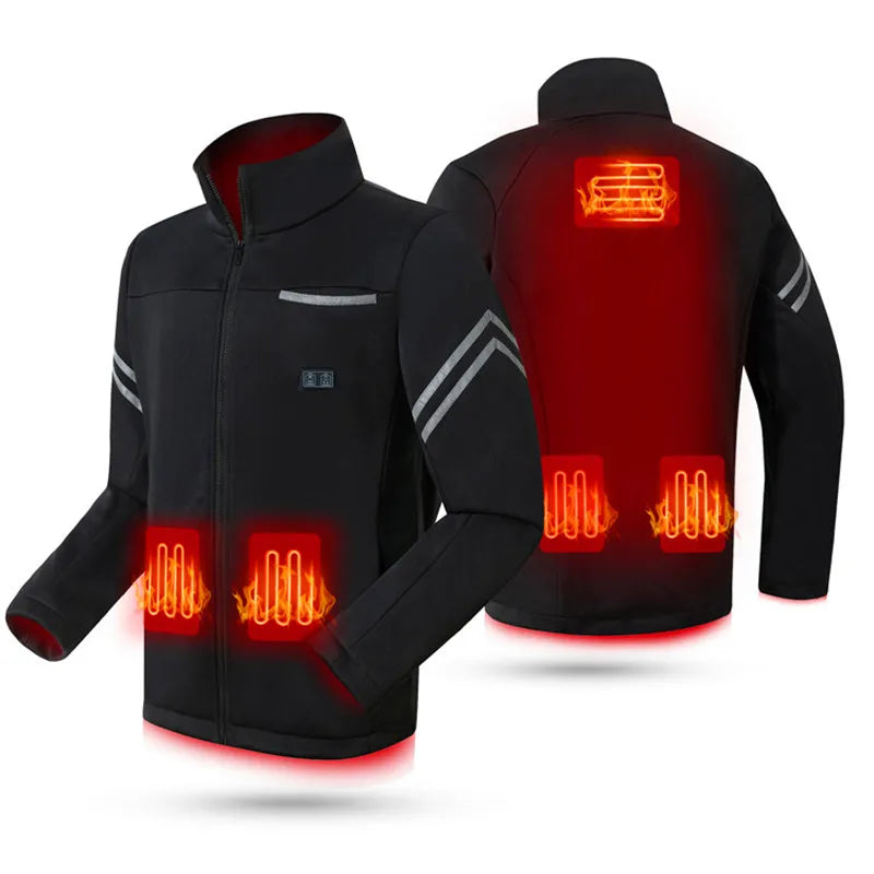 VINMORI Wholesale High Quality Winter Waterproof Motorcycle Clothing Electric Heating Vest Jacket