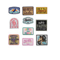 Wholesale Embroidery Patches Iron on Girl Women Hat Bag Decoration Embroidered Patches for Hat Backpack