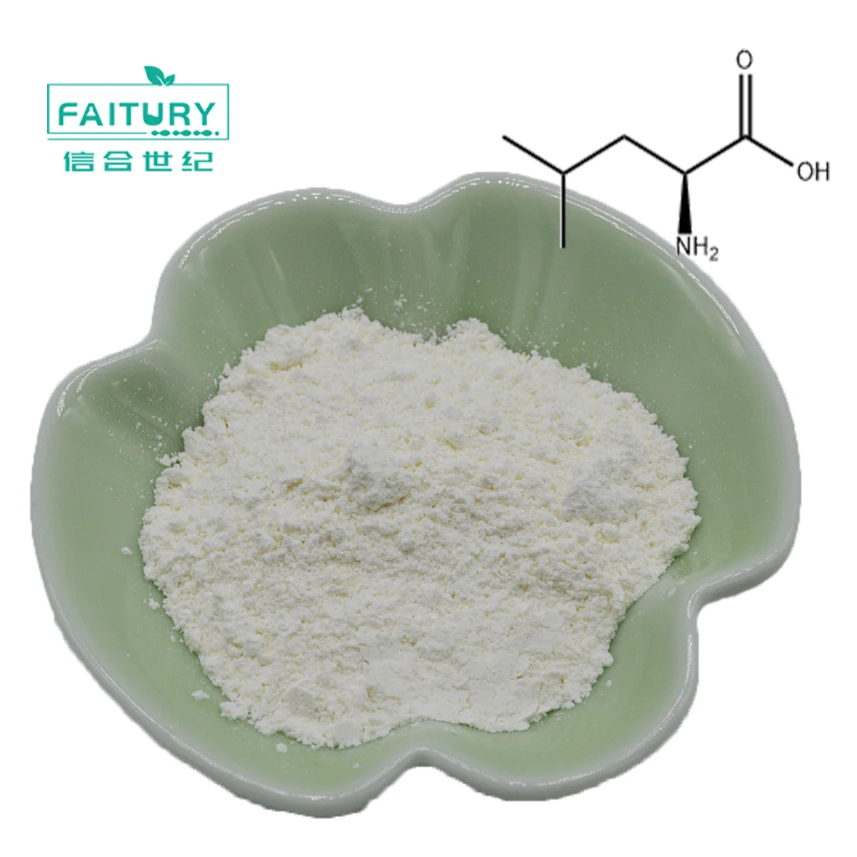 High Quality Pure Amino Acid Fermented L-leucine Powder for Sale