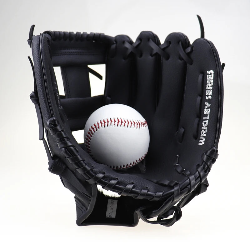 OEM Pure Black Leather Baseball Gloves Lightweight Comfortable Breathable Durable Customizable Sizes Custom Printing SPEEDBALL