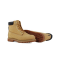 Men's Custom Logo Solid Color Waterproof Boots Lace-Up Closure Height Increasing for Winter Summer Groundwork Construction Site