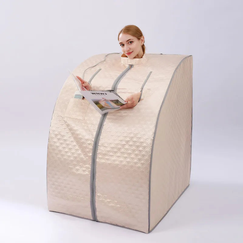 Modern One-Person Dry Far Infrared Sauna Acrylic Stainless Steel 304 4 Heaters Transom Windows Computer Control Panel Durable