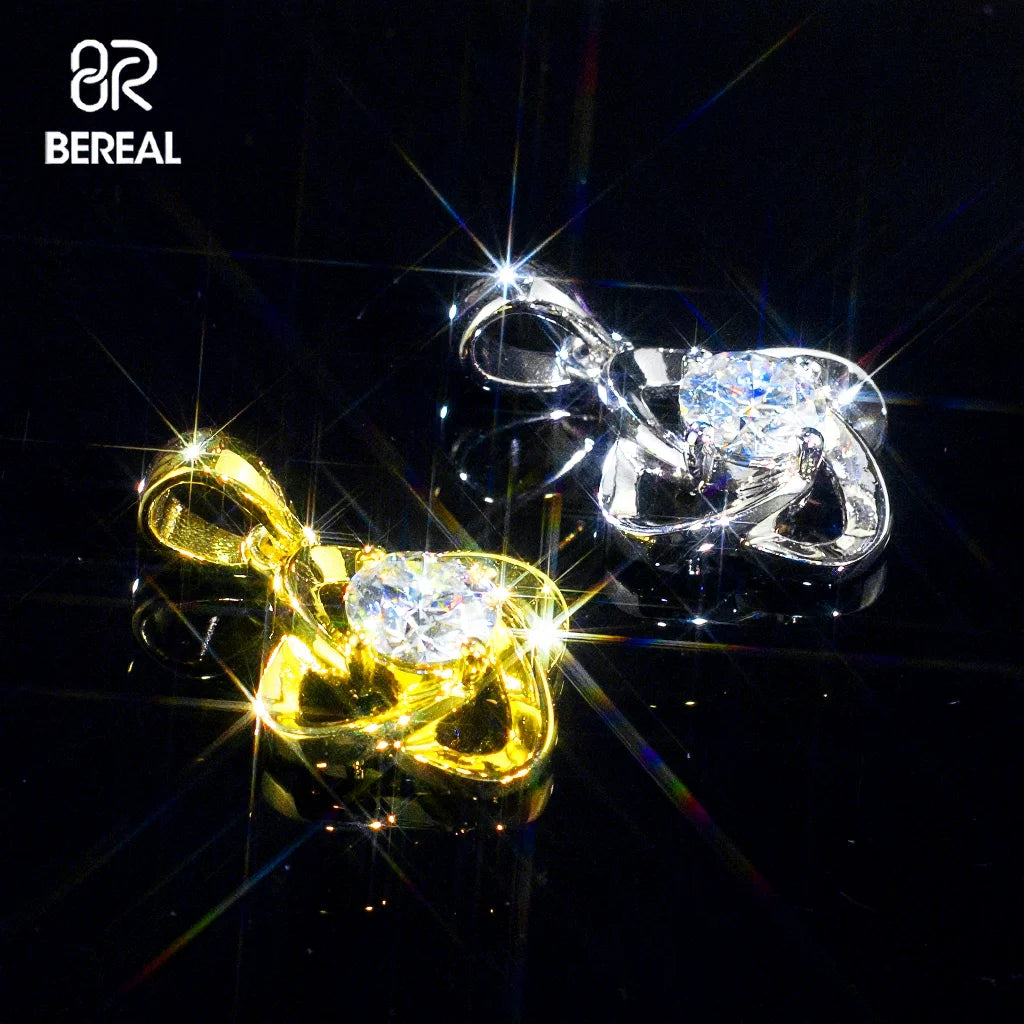 Hot Selling Vvs Moissanite Hoop Earring Stud Iced Out Round Brilliant Cut Diamond 925 Silver Earrings Women