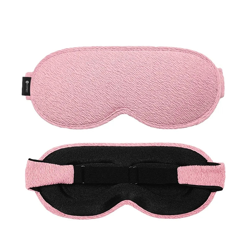 COTECi Travel Blackout Eyemask Best Eye Mask for Sleep Elastic Strap Top Rated for Drowsy Light Reusable Blackout for Dry Eyes