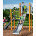 HANLIN Outdoor Spiral Slide Commercial Slide for Kids Children Outdoor  Stainless Steel Slide