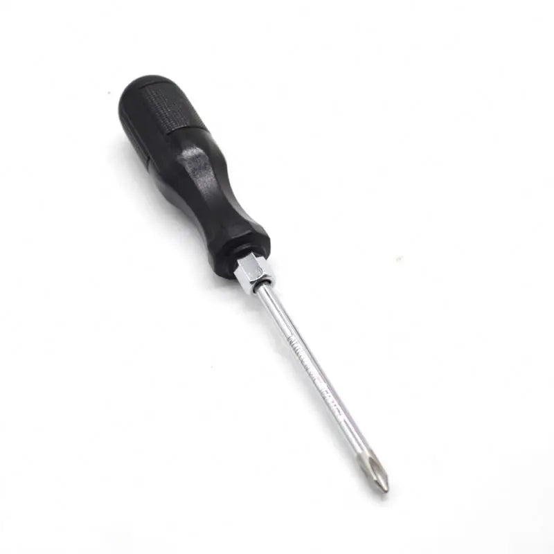 Industrial Grade Flat Tip Carbon Steel Screw Driver Cross Slotted Chrome Finish Rubber Handle Customizable OEMPhillips Screw