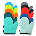 New Dotted Style Silicone Coating Oven Mitts and Potholder Heat Resistant with  Cotton Lining Inside  Gloves