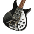 325 R-Brand Black Electric Guitar Solid Wood White Pickguard Glossy Finish 22 Fret Foam Case Signature Body Fast Shipping