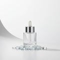 Fuyun in Stock Luxury 1oz Essential Oil Dropper Empty 30 ml Empty Skin Care Serum Dropper Bottle Cosmetics Glass Bottle