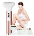 USB Rechargeable Women Epilator Portable Hair Removal Tool Rotary Shaver Body Face Leg Bikini Lip Depilator Rechargeable Battery