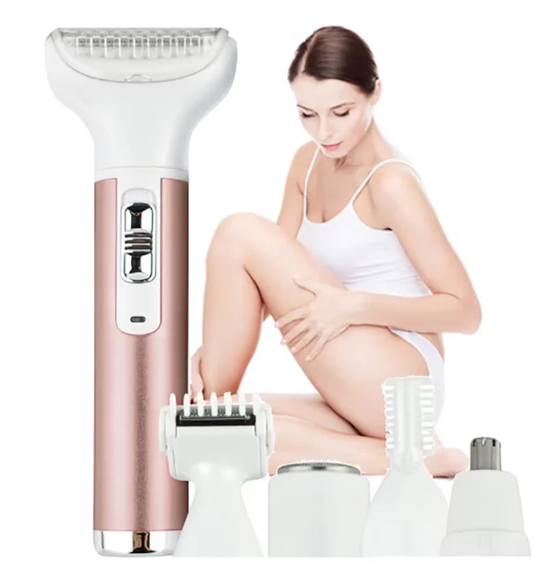 USB Rechargeable Women Epilator Portable Hair Removal Tool Rotary Shaver Body Face Leg Bikini Lip Depilator Rechargeable Battery