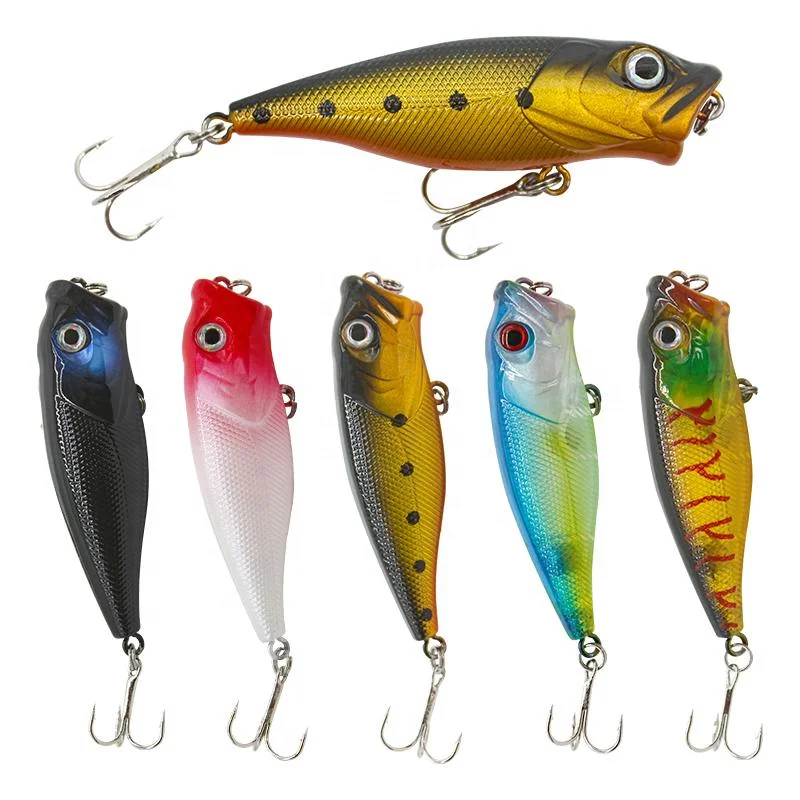 Hot 8.6cm 8.5g China Fishing Shop Popper Lure Hard Body Bait Lures Topwater Artificial Lures Pesca