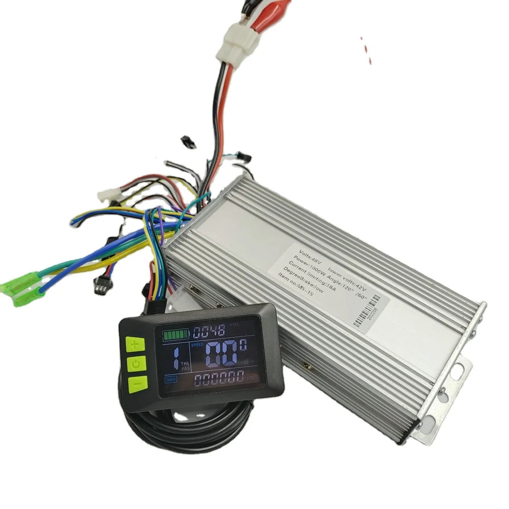 LCD DISPLAY 930 COLORed Meter+High-Power Controller 9/12/15MOSFET 24V36V48V60V450w-1000w for Electric Bicycle Scooter DIY PART