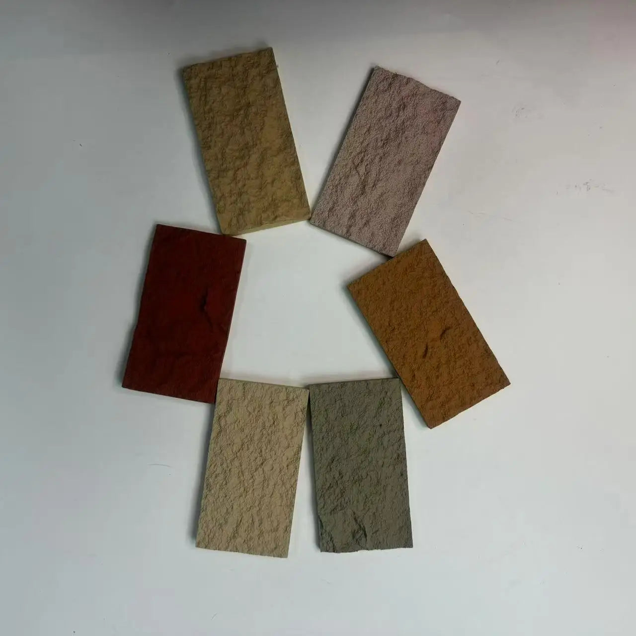 Modern Style PU Stone Culture Artificial Stone Wall Panels 1220*600mm Waterproof Checkered Interior  Design