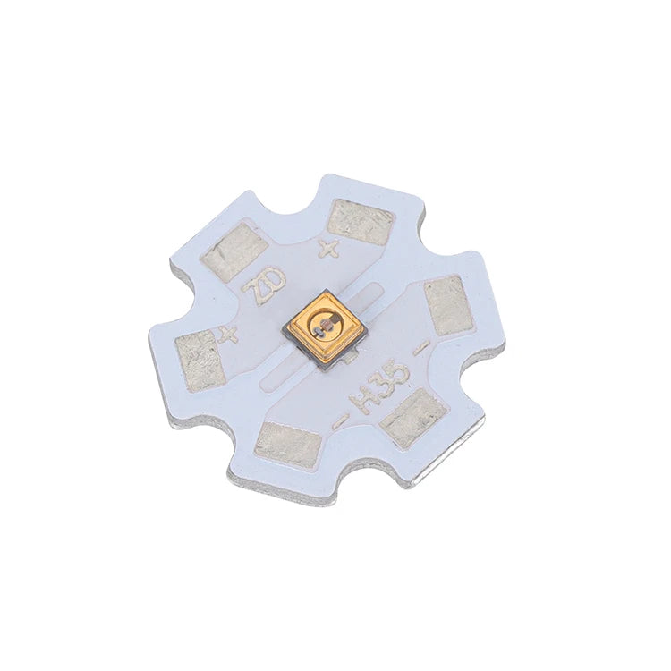 Fast Delivery 100mA UVC Led Module 280nm 0.8W with 20x20mm Star PCB Purple 2-Year Warranty on Stock