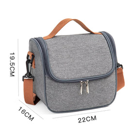 Anhui 367 Large Insulated Children Cooler Stylish Unisex Thermal Insulation Reusable Men Tote Office Meal Prep Lunch Bag