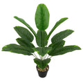 Nordic Bird Paradise Green Traveler's Palm Artificial Handmade UV Certified Plastic Garden Decoration for Office Home for Pots