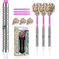 Gentry Live 2BA 90% Tungsten Carbide Steel Darts with 3-Piece Accessories and Dart Box 18g/20g Weight for Game/Tournament Use MegaBDM