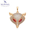 X000838626 XUPING Jewelry 18k Gold Color Plated Big Large Fashion Men Hip Hop Rapper Animal Iced Out Fox Pendant Charm