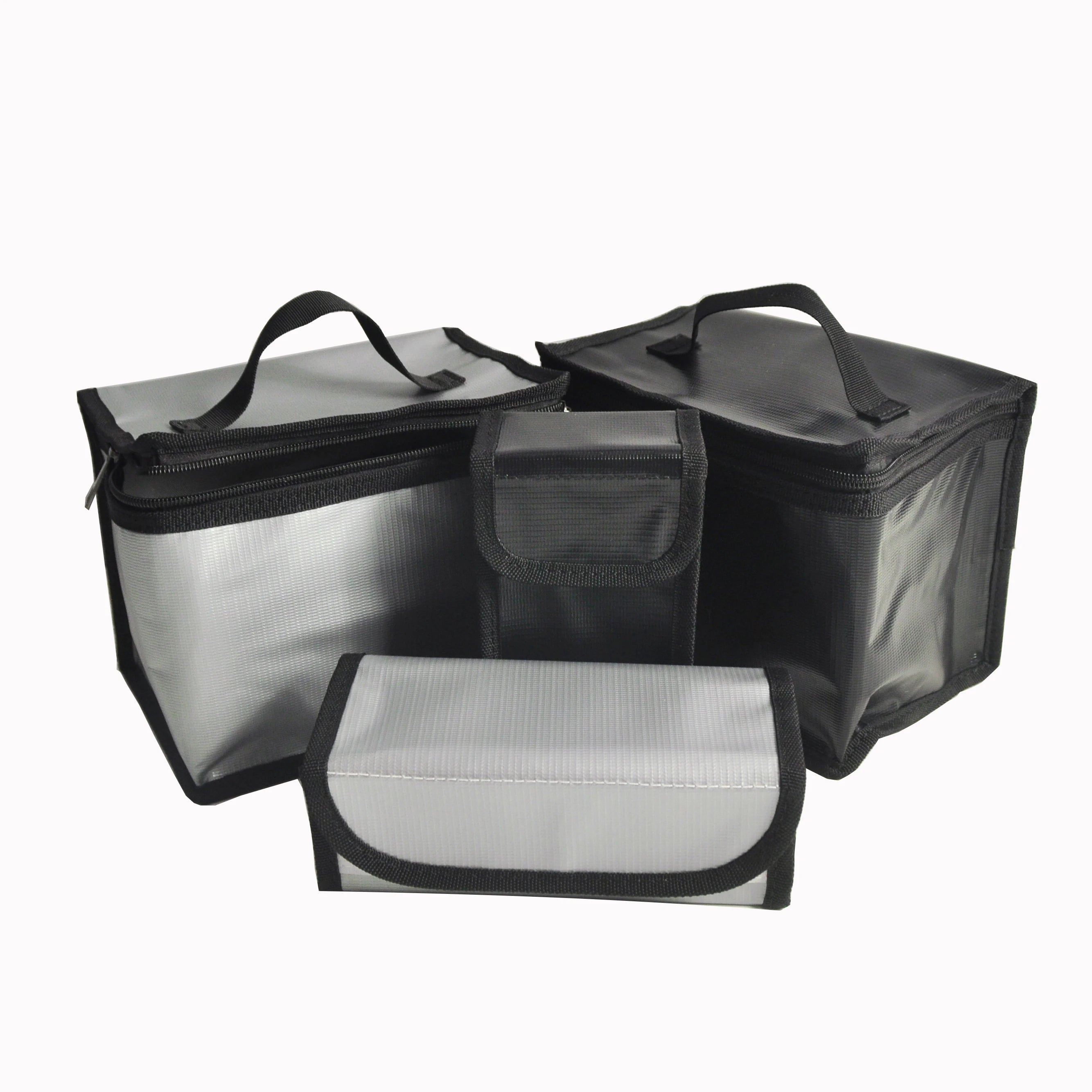 Simple Style Silicone Coated Fiberglass Cloth Waterproof and Fire Resistant Bag for Anti-explosion Battery
