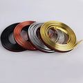 14.167 Wholesale 50mm Waterproof Soft PVC Furniture Edge Banding Tape with Golden Decorative Sofa Strips