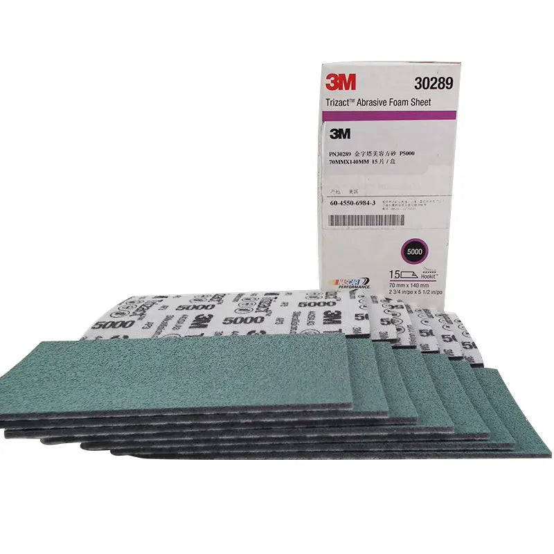 3M 30289 Trizact Abrasive Foam Sheet 70mm 140MM Hookit P3000 /5000 Grit Foam Disc Sponge Sandpaper Abrasive Tools Grinding