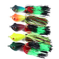 10CM 9G Hard Frog Fishing Bait Tail Bass Fish Lure Top Water Floating Fishing Lure Frog