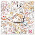 56PCS Japanese Popular Cartoon Illustration Girly Cute Mikko Sticker