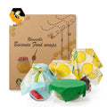 Wholesale Certified Fresh-keeping Organic Pure Natural Waterproof Reusable Beeswax Food Wraps Paper for Natural Food Storage