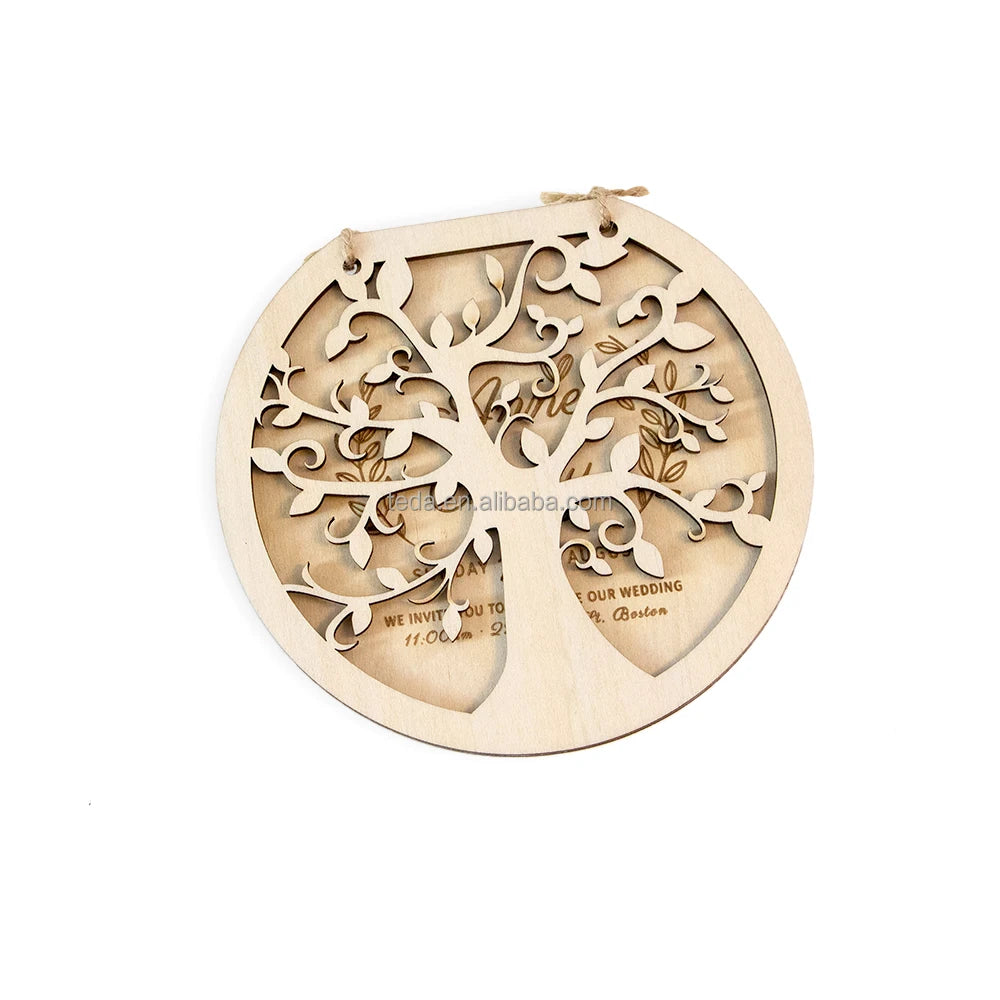 Personalised 21st Birthday Keepsake Handmade Laser-Cut Wooden Birthday Card